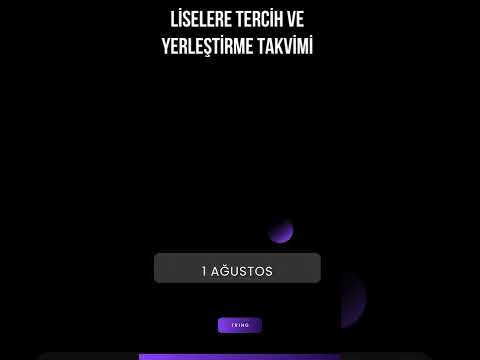 LGS 2022 Tercih ve Yerleştirme Takvimi