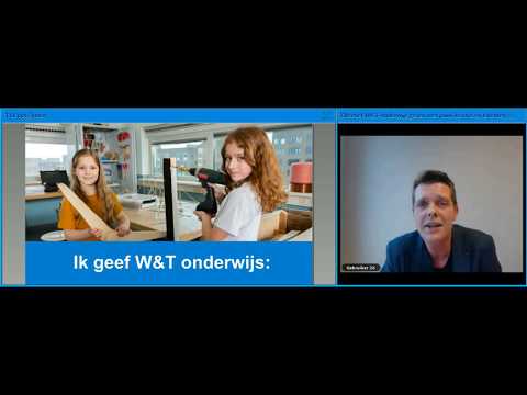 Webinar ‘Effectief W&T-onderwijs geven met jouw kennis en talenten’, Dr. Symen van der Zee