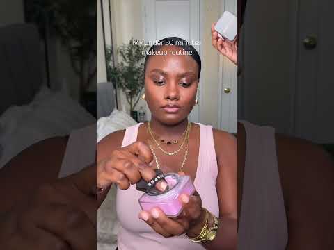 My under 30 minutes makeup routine! #everydaymakeupforblackwomen #makeup #blackgirlmakeup