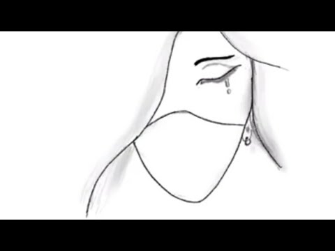 beautiful girl with tears and sad.. drawing for beginners ..  "pencil drawing " #mrart #shorts
