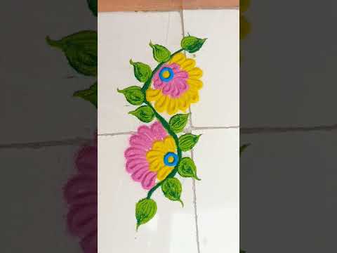 Beautiful Rangoli #trending #ganpati #trend #viral #video #youtube #rangoli #rangolidesigns #like
