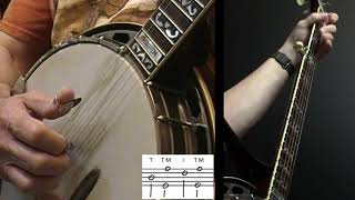 "Salty Dog" -- 5-String Bluegrass Banjo Tutorial