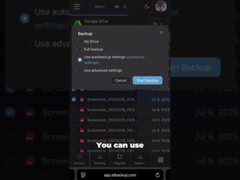 ElBackup helps you save your files just the way you want ✅ 📁