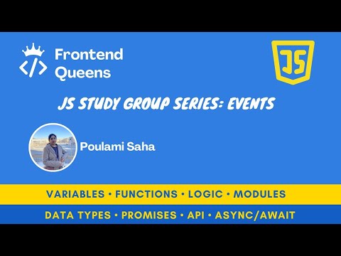 Beginner JavaScript Study Group | Events