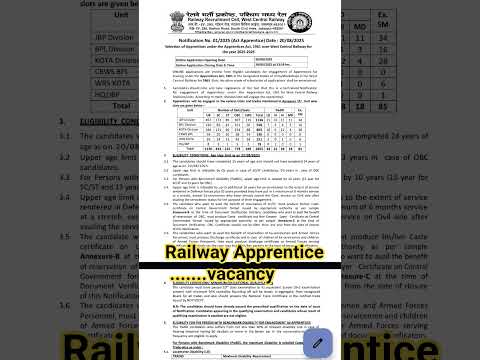 Railway jobs #trending #railway #ntpc #job #jobs #vacancy #privatejobs #notice #ips #upsc #ias #ssc