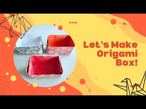 How to Make a Simple Origami Box