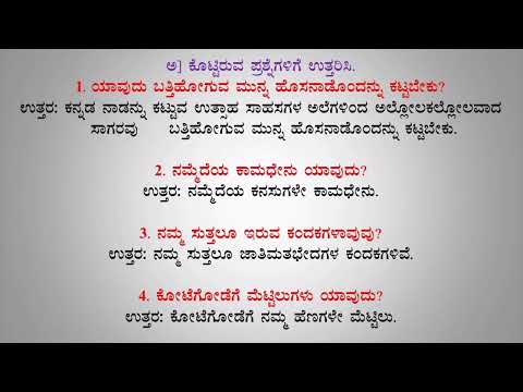1st year b.com KANNADA text book notes pdf || ACCORDING TO NEP