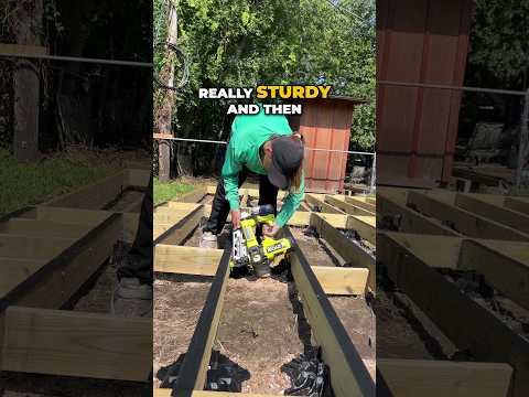 Ultra Fast & Easy Deck Build using TuffBlocks #diy #landscapedesign