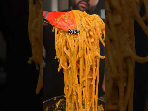 Thai Red Curry Pasta  😍🌶️ #Shorts