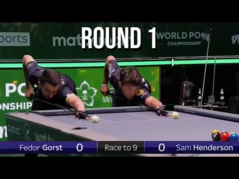 fedor gorst vs sam henderson ROUND 1 ( WORLD POOL CHAMPIONSHIP 2025 )