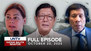 UNTV: Hataw Balita Ngayon | October 20, 2025