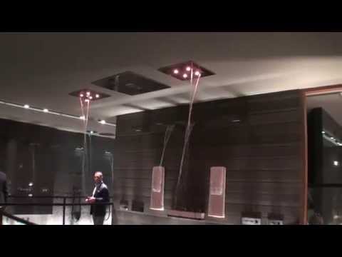 Private Wellness Deckenbrausen XL Kopfbrausen mit Led in Funktion