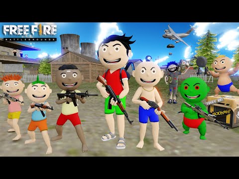 Bittu Sittu in Free Fire Max Game | Free Fire Cartoon Comedy Video | Free Fire 3D Animation