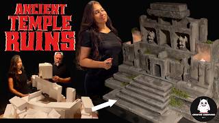 Build a Huge Temple out of Styrofoam! Only $5 Dollars!