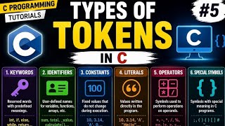 Tutorial 4:Types of tokens in C