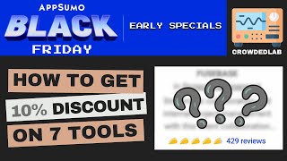 🔥🛒 AppSumo Black Friday 2023 Came Early! [Sneak Peek Deals] 🎉