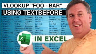 Excel VLOOKUP Into Vendor - URL With TEXTBEFORE - Episode 2486