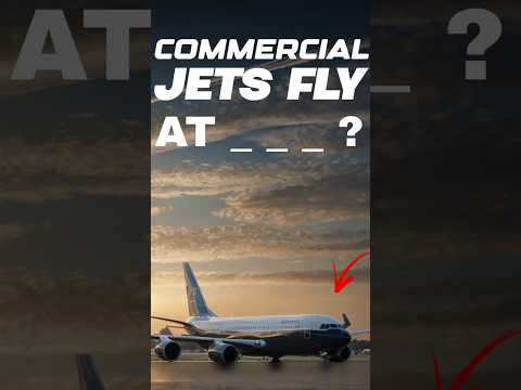 Want to Know the REAL Reason Commercial Jets Fly So High? #shorts