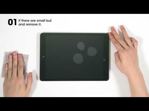 How to remove air bubbles from your iPad or tablets (SPARIN A23)