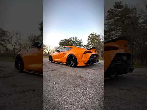 McLaren Orange wrap #supramk5 #jdm #carwrap #automobile #supra #a90supra #fyp #fypシ゚