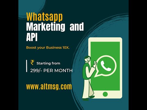 Cloud based Whatsapp Marketing Service with API