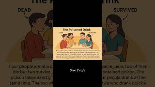 The Poisoned Drink 🥤 | Only the Slow Died… Why?---📝  @shortpuzzle