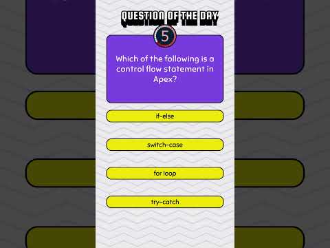 #Salesforce #Apex Q&A