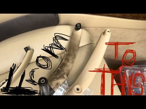 BMW inner door handle removal and replacement.