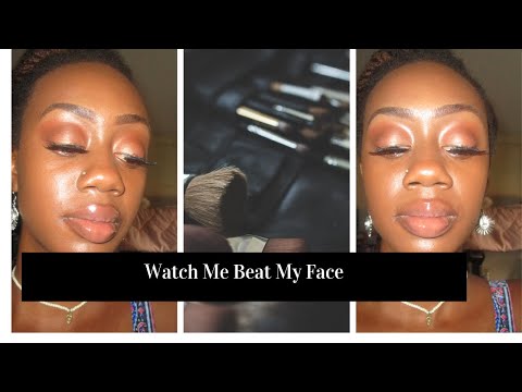Watch Me Do My Makeup, Black Girl Makeup, Melanin Makeup, Dark skin Makeup