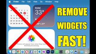 How to Remove Widgets from Mac Desktop (Latest macOS Update)