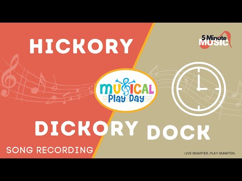 🎶 HICKORY DICKORY DOCK (2 versions) | Music TablePlay | Kids Songs & Games |  Learning for Kids