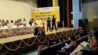 Gold Medalist in B.ed of 38th Convocation IGNOU 2025 withRegional Director and ChiefGuest New Delhi