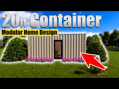 Modular Container Home Plans | Build Expandable Shipping Container Houses (Instant Download)