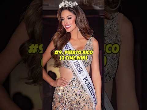 Top 10 Countries with the Most Miss World Winners  #missworld #top10 #top10