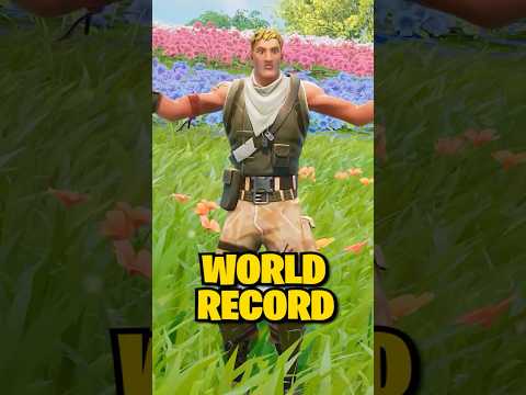 I Broke A Fortnite WORLD RECORD.