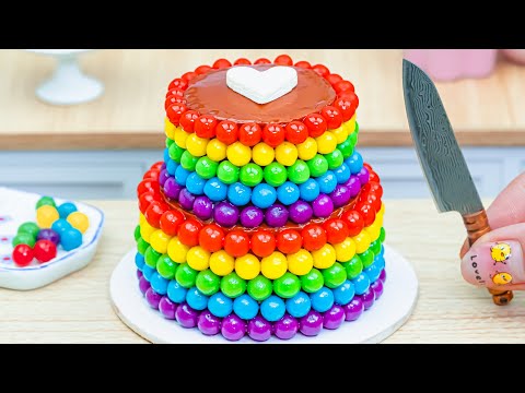 Amazing Miniature Rainbow Cake Decorating Tutorials | Best Of Tiny Cakes | Perfect 1000+ Mini Cakes