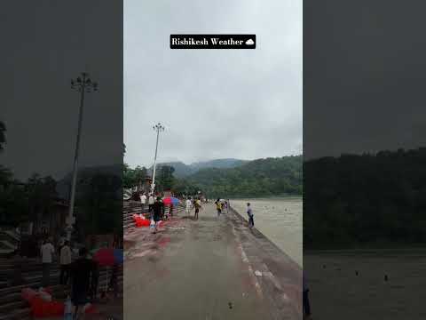 Rishikesh in July 🌨️#trendingreels #rishikeshganga #trendingvideo #rishikesh #nature #gangaaarti