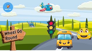 Wheel on the Go | Easy Poem for Toddlers Learning Fun #abcd #nursaryrhymes #kidssongs #toddlers