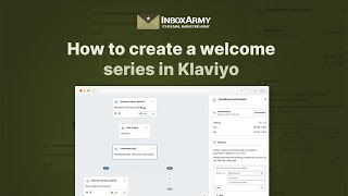 How to create a welcome series in Klaviyo | Klaviyo Tutorial