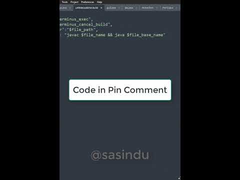 How to compile and run Java code in Sublime Text 4 #short #javaforbeginners #javaprogramming