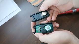 How to Change Suzuki SX4 Keyless Key Fob Battery (2006 - 2013) [No Talk]