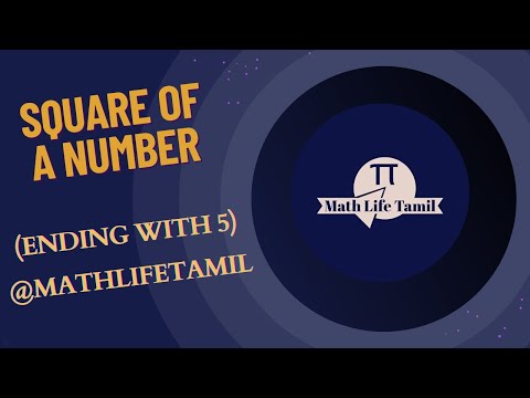 Squaring a number| Part -4 | Shortcut @MathLifeTamil