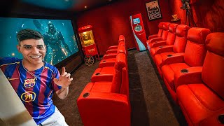 I MADE A PRIVATE CINEMA ROOM FOR MY FRIENDS