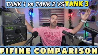 FIFINE Tank 1 vs Tank 2 vs Tank 3 — Ultimate USBXLR Mic Sound Test Streaming, Voice Over, Podcast