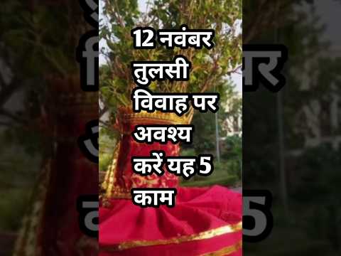 तुलसी विवाह के दिन करें ये 5 काम || Tulsi Vivah kaise karen || तुलसी विवाह 2024 ||