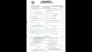Maths objective and Subjective 1st year morning paper with answers keys #fbise 