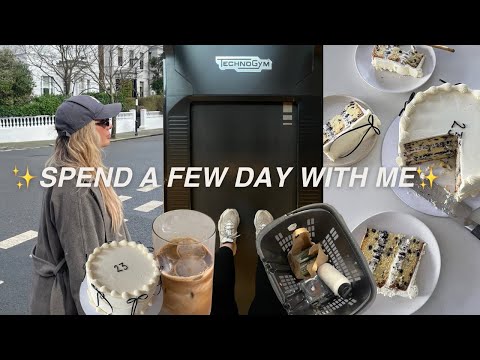 spend a few days with me vlog  (workout class, birthday prep and lowkey doing nothing)