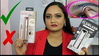 Finishing Touch Flawless Facial Hair Remover and Flawless Brows Review |( Close up video included)