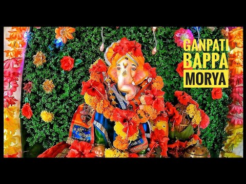 Ganpati Bappa Morya | Ganeshji apne gar aaye 😍💕 Ganpati aarti  Ganpati Sthapna Day-1 #ansshworld