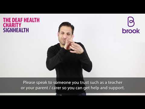 I didn't give consent but still engaged in sexual activity, what do I do? (British Sign Language)